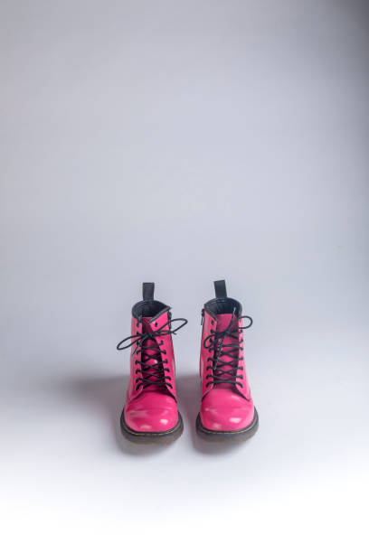 istock Pink girl boots 1224229729