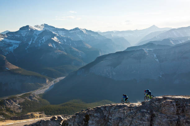 istock Mountain Biking Along the Edge of a Cliff 1224230239