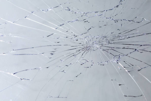 istock close-up view of slanted broken lcd screen with visible pixel grid and selective focus 1224243256