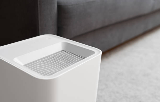 istock Air purifier in the room. Air washing system. 1224243724