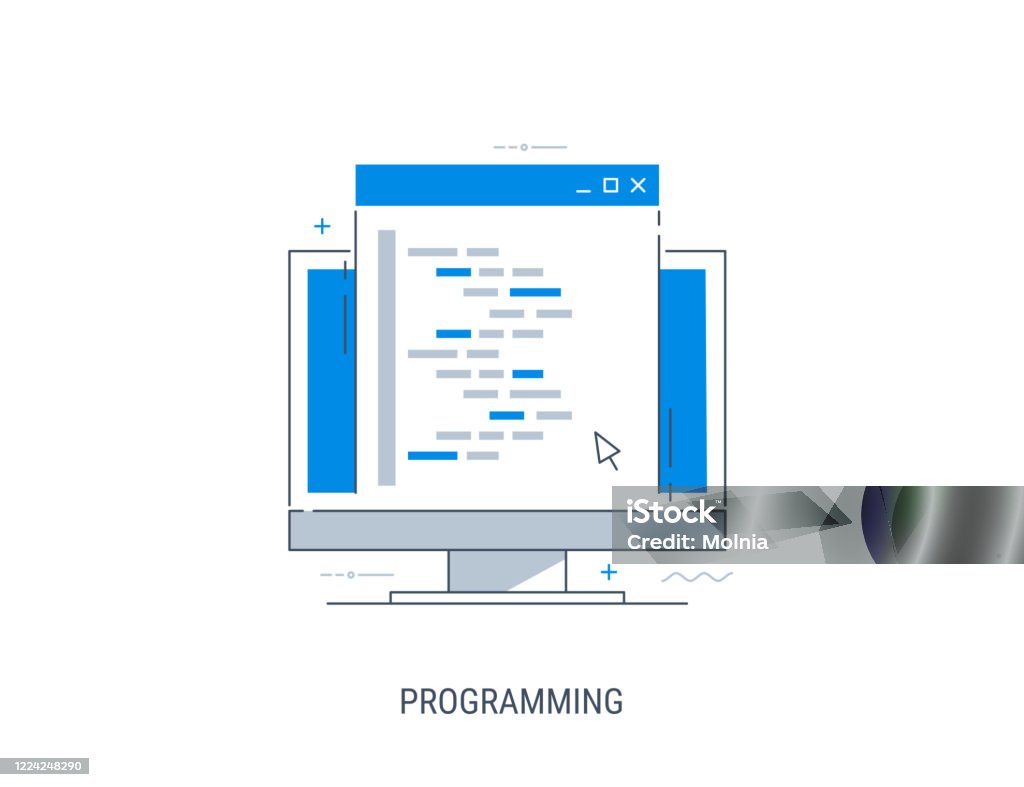 Programming Vector Illustration Stock Illustration - Download Image Now ...