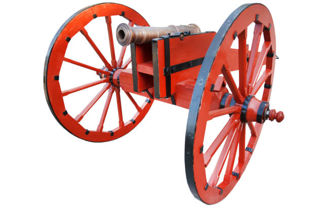 istock old vintage red gunpowder post-medieval artillery cannon 1224256996