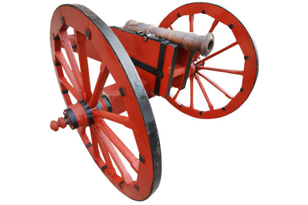 istock old vintage red gunpowder post-medieval artillery cannon 1224257057