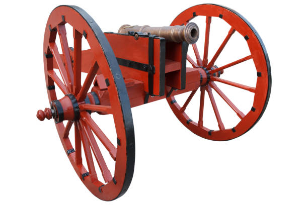 istock old vintage red gunpowder post-medieval artillery cannon 1224257082