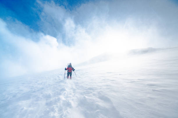 High-mountain tourist base Gara-Bashi at an altitude of 3750 meters on Elbrus. Place for acclimatization of tourists climbers. Kabardino-Balkaria Russia.