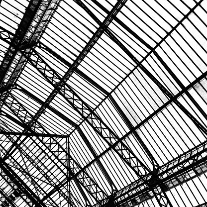 Greenhouse in a parisian railway station