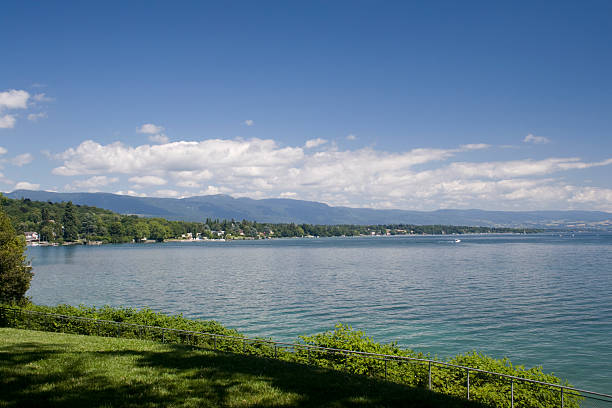 istock Lake Geneva on a sunny day 122426202
