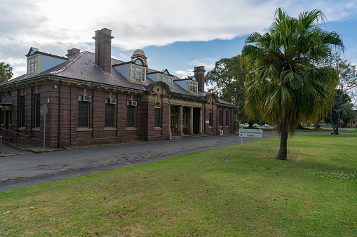 Sydney, Australia - October 29, 2016: Mental Health Sciences centre in Cumberland Hospital in Parramatta suburb of Sydney