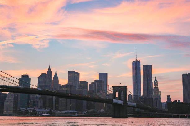 istock Brooklyn bridge and New York Skyline 1224271256