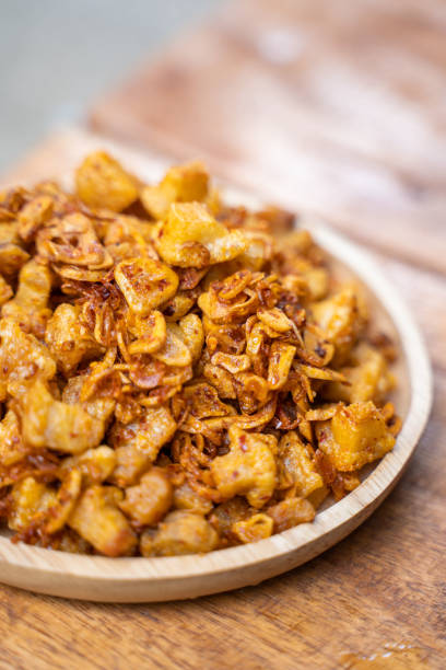 istock spicy crispy pork crackling food for eat 1224272143