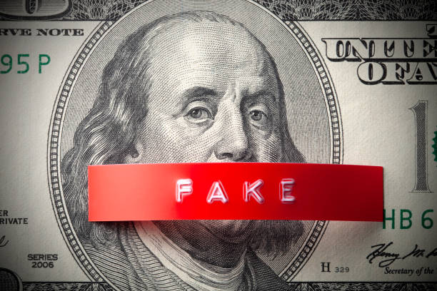 istock Fake banknote. One hundred dollar bill. 1224292975