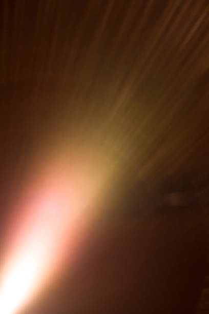 istock Abstract Natural Sun flare on the black 1224293167
