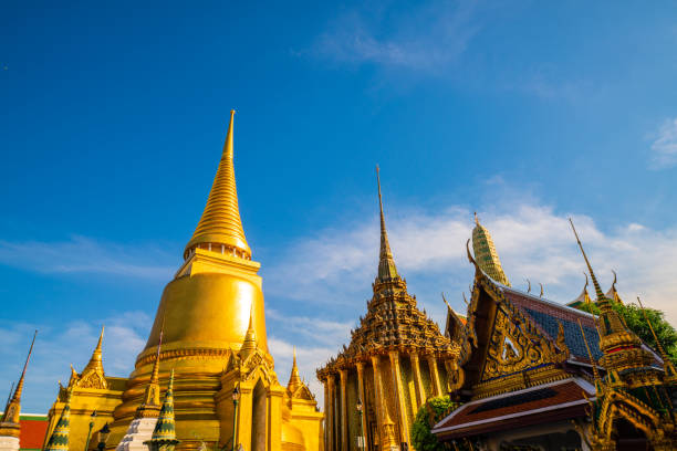 istock Temple of emerald buddha with blue sky cloud travel sightseeing 1224298003