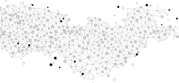 Polygram Distribution Polygon Distribution Stock Illustration - Download Image Now - Cloud ...