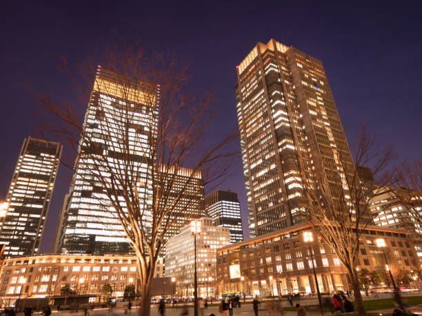 istock Skyscraper district in Marunouchi in Tokyo 1224302087