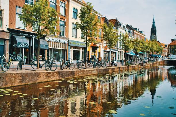 Delft city in Netherland, Europe