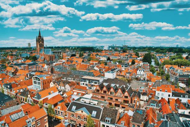 istock Delft city in Netherland, Europe 1224302873