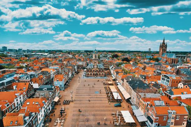 istock Delft city in Netherland, Europe 1224302932