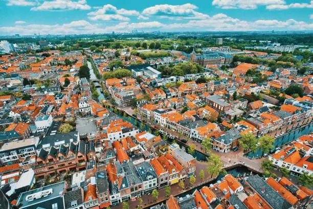 Delft city in Netherland, Europe