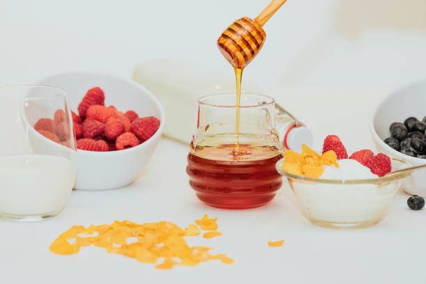 istock Healthy breakfast with delicious natural product 1224305961