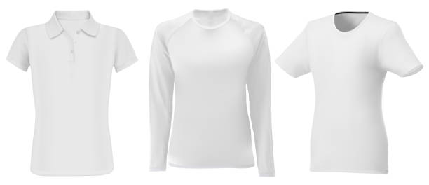 istock Polo shirt mock up. Men long sleeve apparel blank 1224306778
