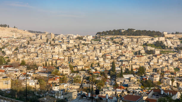 istock Wide view on districts of East Jerusalem 1224311792