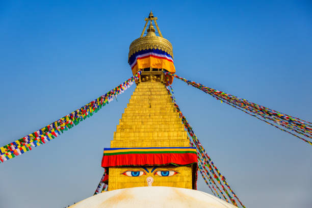 istock Boudhanath Stupa Kathmandu Nepal with Prayer Flags 1224314340