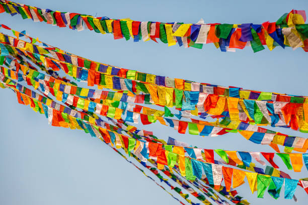 istock Prayer Flags at Boudhanath Stupa Kathmandu Nepal 1224314507
