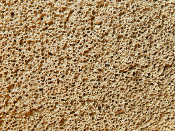 Free picture: Close-up of a pumice stone surface with dimples