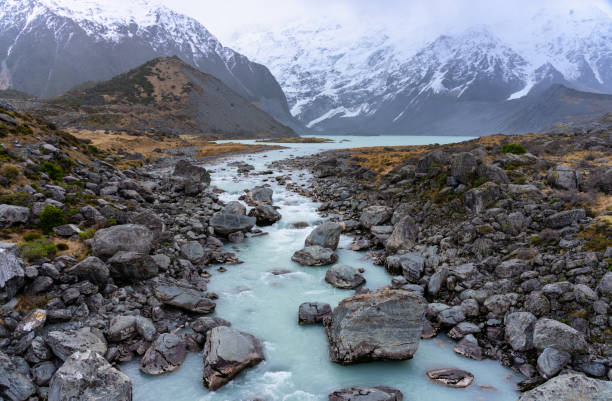 istock Hooker River In The Mt Cook National Park 1224321178