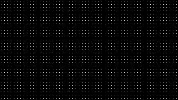 Abstract modern monochrome halftone pattern. Grid point Futuristic panel. Grunge dotted backdrop with circles, Design element for web banners, posters, cards, wallpapers, sites.Minimal Black and white
