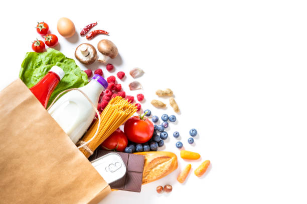 istock Pepper bag full of groceries 1224327007