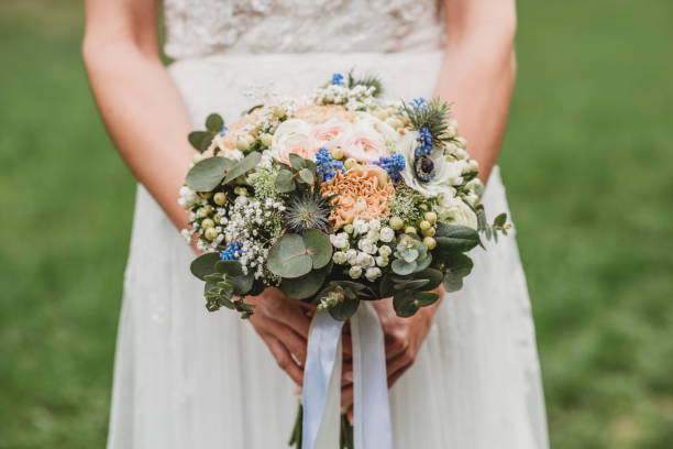 istock beautiful wedding bridal bouquet roses 1224329001