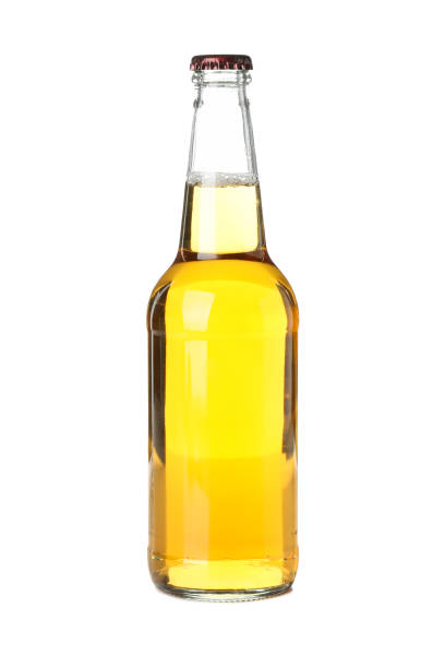 istock Blank bottle of apple cider isolated on white background 1224336184