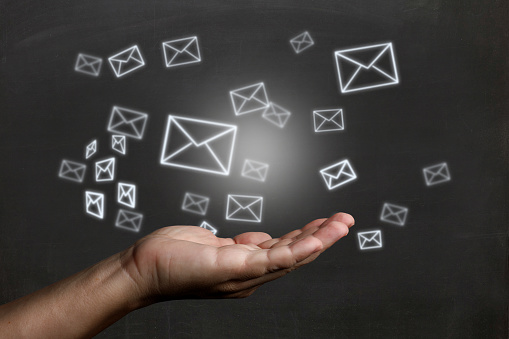 Email online message communication