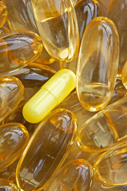 istock Close up of various health supplements 1224336499