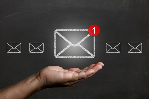 Email online message communication