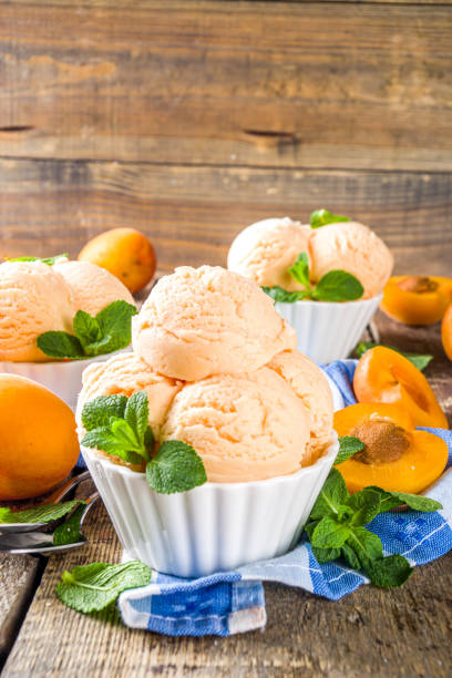 istock Sweet apricot ice cream 1224338740