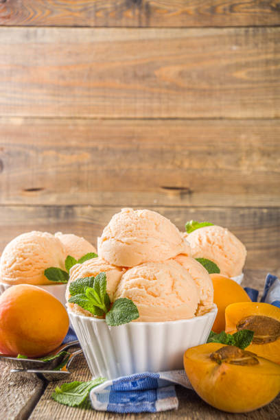 istock Sweet apricot ice cream 1224338759