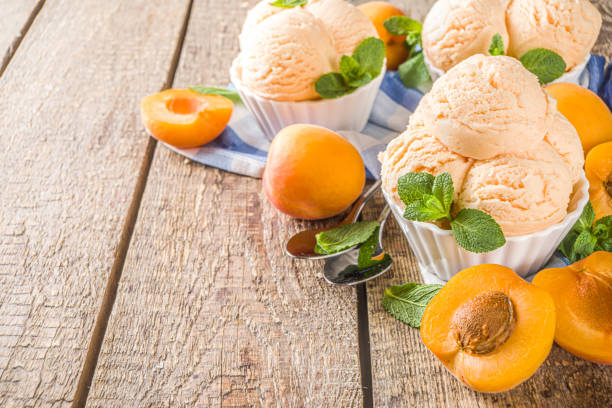 istock Sweet apricot ice cream 1224338794