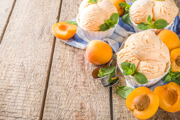 istock Sweet apricot ice cream 1224338803