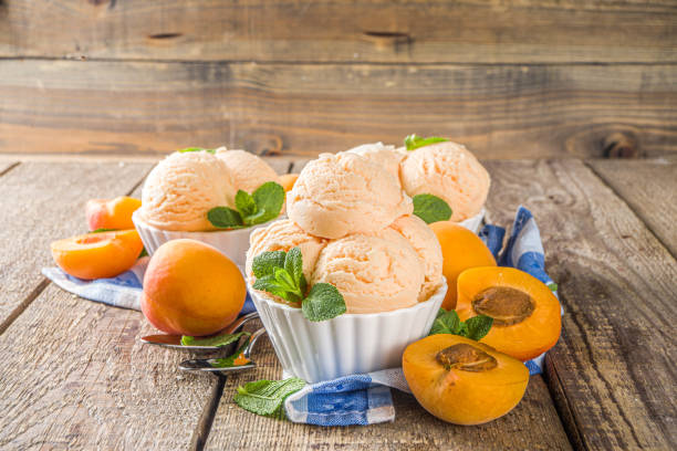 istock Sweet apricot ice cream 1224338817