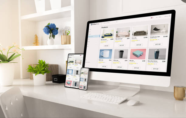 istock online shop website on home office setup 1224339637