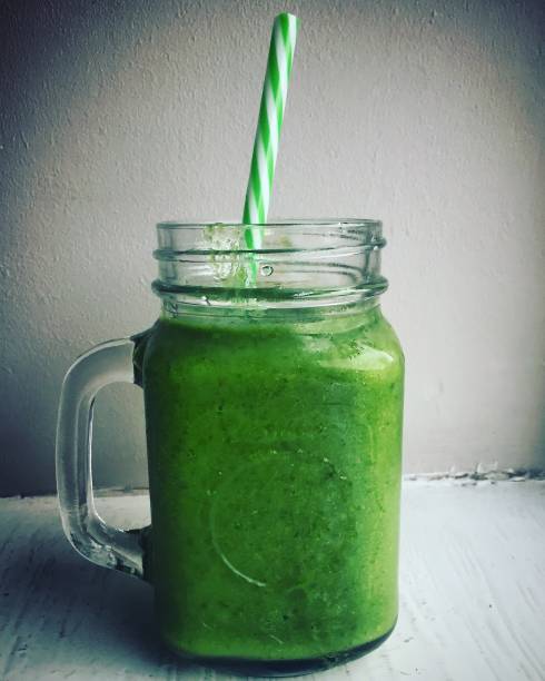 istock Single glass of smoothie 1224351309