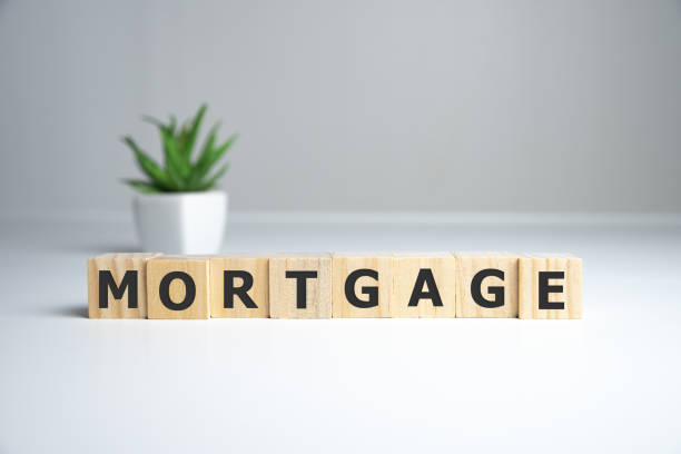 istock MORTGAGE word made with building blocks, finance concept. 1224355887