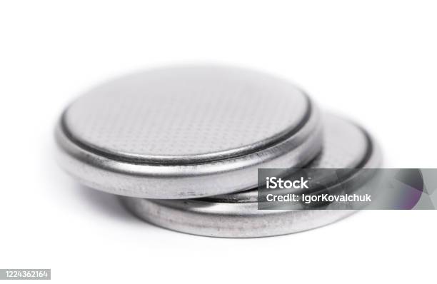 Small Lithium Isolated On A White Background Stock Photo - Download Image Now - iStock