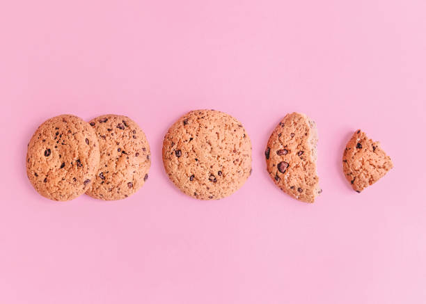 istock Oatmeal cookies Top view photo 1224365361