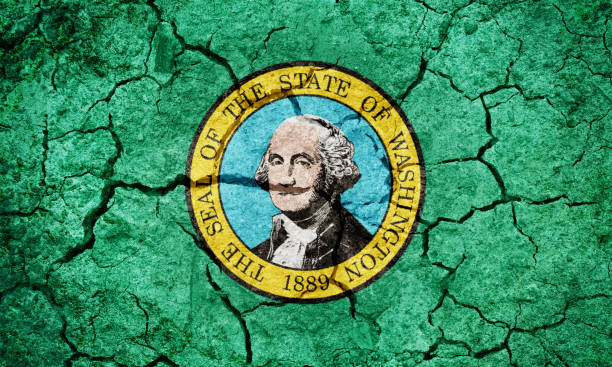 istock State flag of Washington 1224366304