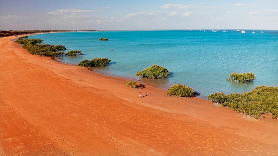 Broome, Australia. Colors in this place are stunning. But be careful, there is crocodiles in this beautiful milky blue water...