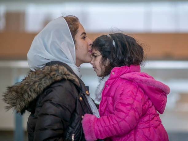 istock Muslim mother and daughter 1224377095